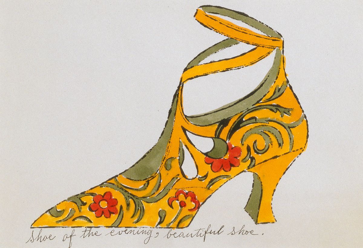 © Andy Warhol, Á La Recherche du Shoe Perdu by Andy Warhol. Shoe Poems by Rolph Pomeray (Umschlagblatt) ca. 1955, Heidi Horten Collection , The Andy Warhol Foundation for Visual Arts/Bildrecht, Wien, 2026
